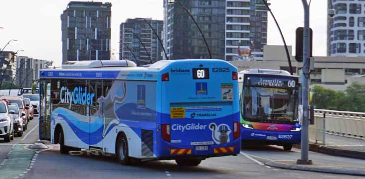 Brisbane Transport Volvo B8RLE Volgren Optimus E2825 & 2837 City Glider